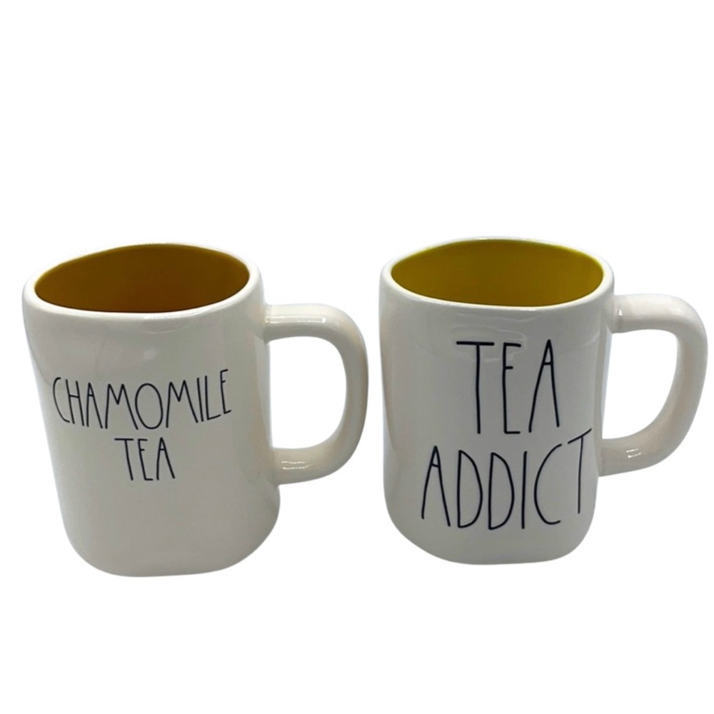 Rae Dunn Tea Addict Mug Set